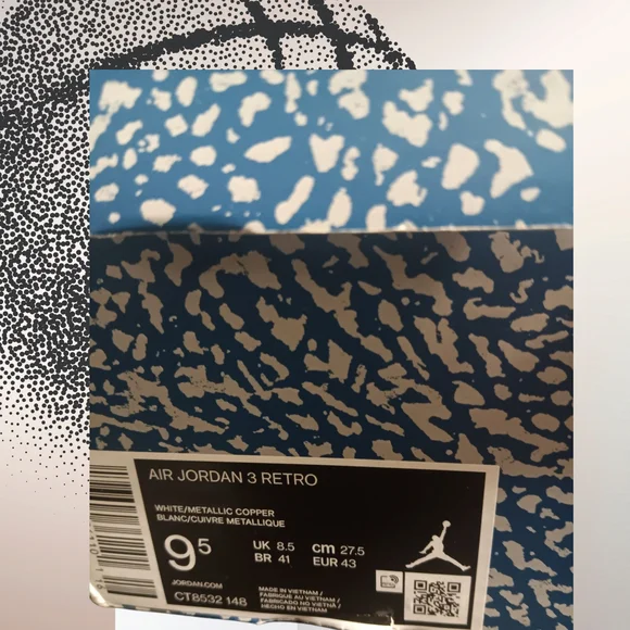 AIR JORDAN 3 RETRO 'Washington Wizards' 2022-2023 - Picture 11 of 12